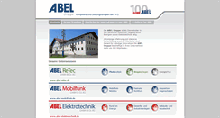Desktop Screenshot of abel-gruppe.de